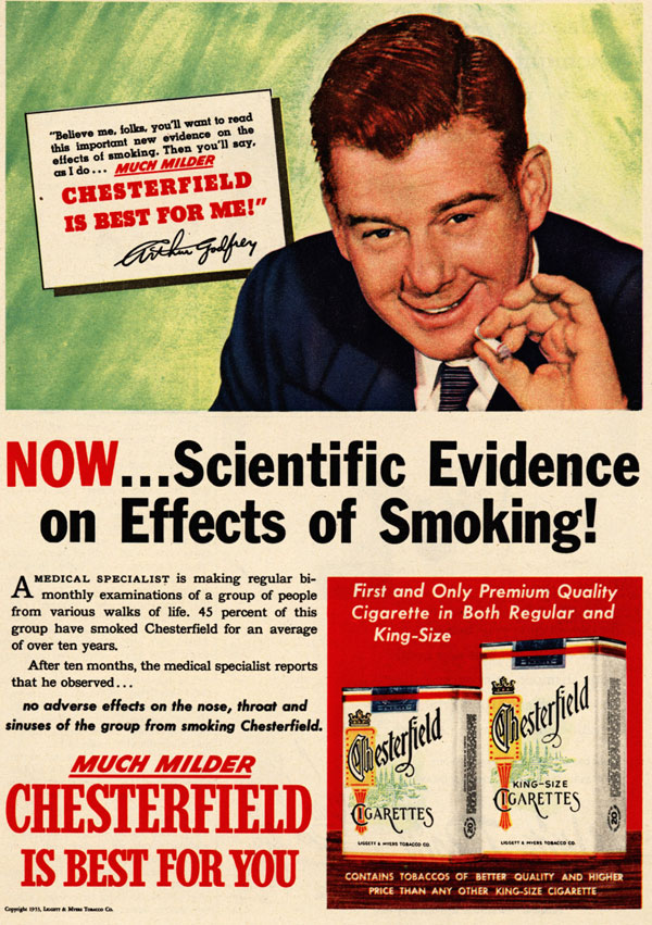 Scientific evidence of no effects of smoking !!!