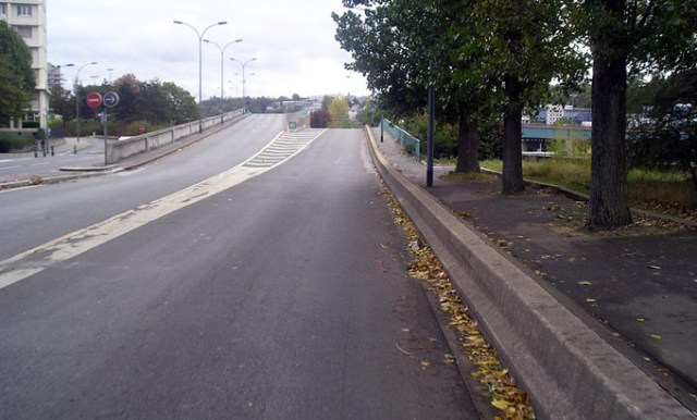 Vue peu courante des quais !