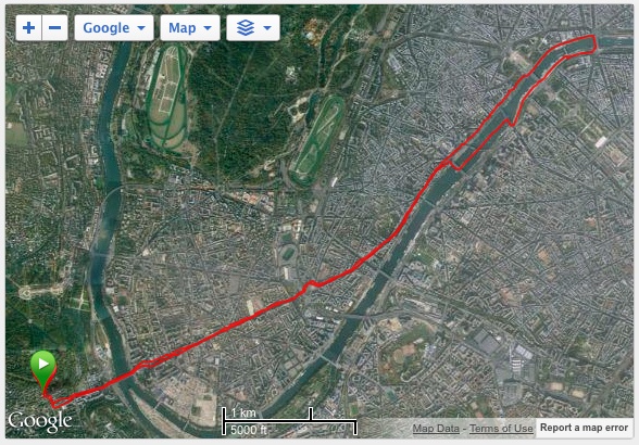 tout en ligne droite !