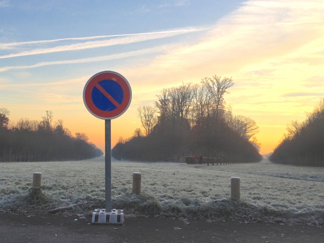 Parc de Saint-Cloud au petit matin ...