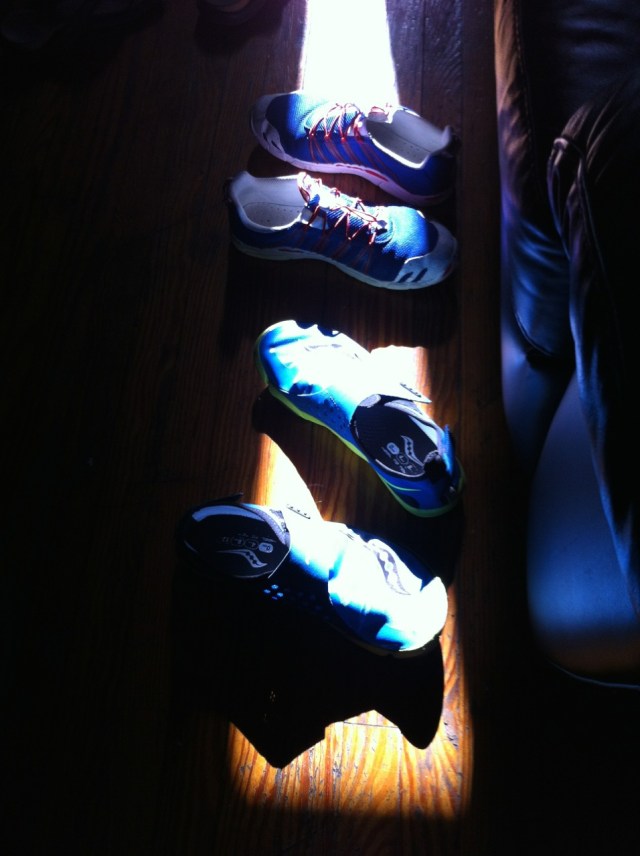 Clair obscur de chaussures 