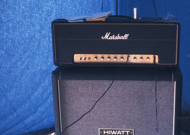 Marshall Artist 50W et Hiwatt 4x12