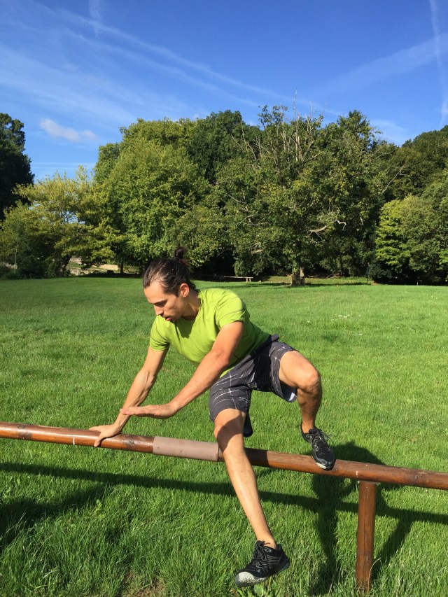 Tripod pour passer un obstacle : démo de Guillaume
