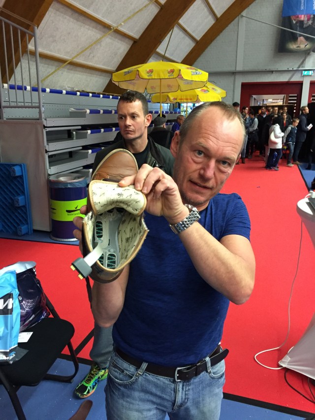 La semelle avec les capteurs