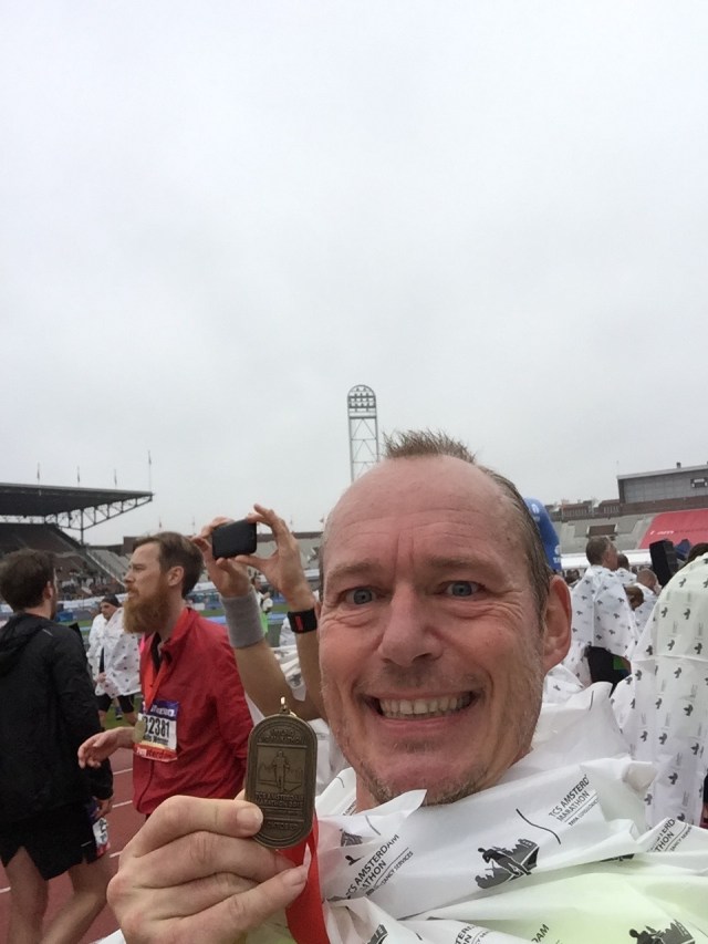 Tout seul. Une médaille reste une médaille !